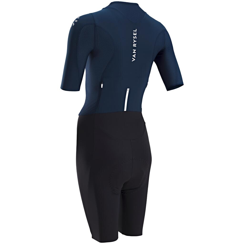 Women's Cycling Aerosuit Racer - Navy Blue/Black